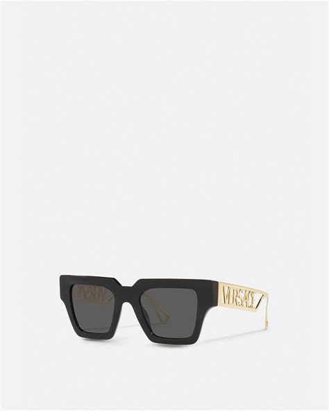 versace square 90s vintage logo sunglasses|vintage Versace sunglasses 1990s.